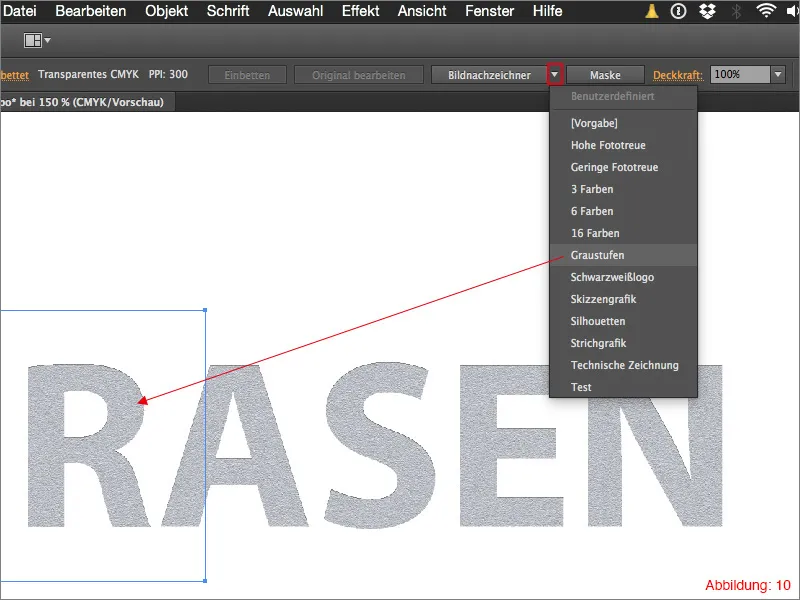 Gras-Typografie erstellen - Adobe Illustrator