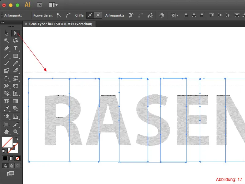 Gras-Typografie erstellen - Adobe Illustrator