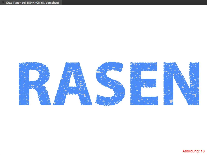Gras-Typografie erstellen - Adobe Illustrator