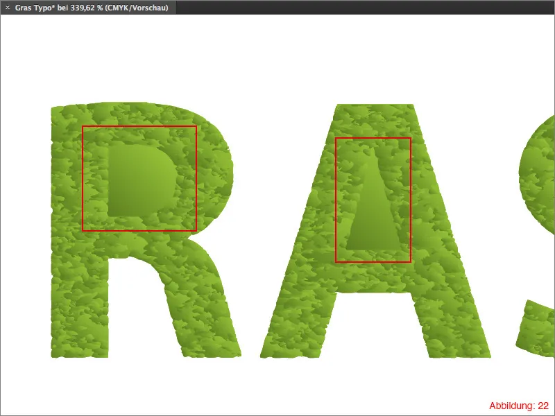Gras-Typografie erstellen - Adobe Illustrator