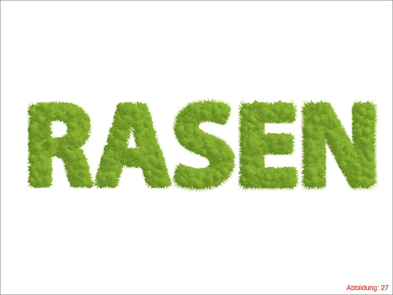 Gras-Typografie erstellen - Adobe Illustrator