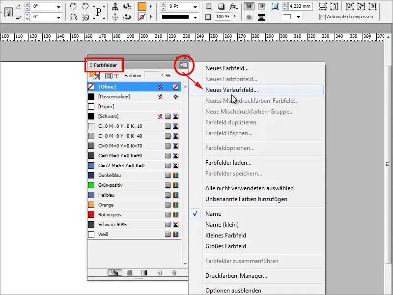 Tipps &amp; Tricks zu Adobe InDesign: Viel Arbeit sparen mithilfe von Verläufen (Beispiel Deutschlandflagge)