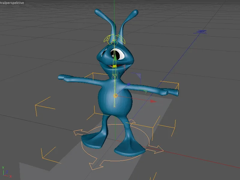 Neu in Release 13 - Rigging eines Aliens mit einer Charaktervorlage
