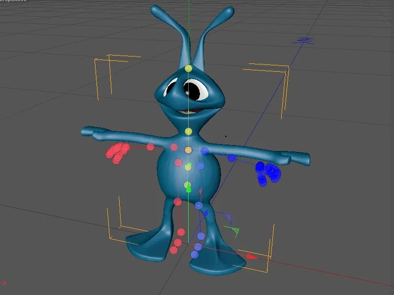 Neu in Release 13 - Rigging eines Aliens mit einer Charaktervorlage