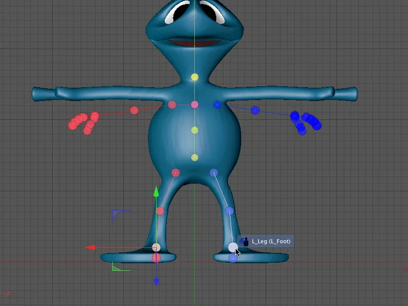 Neu in Release 13 - Rigging eines Aliens mit einer Charaktervorlage