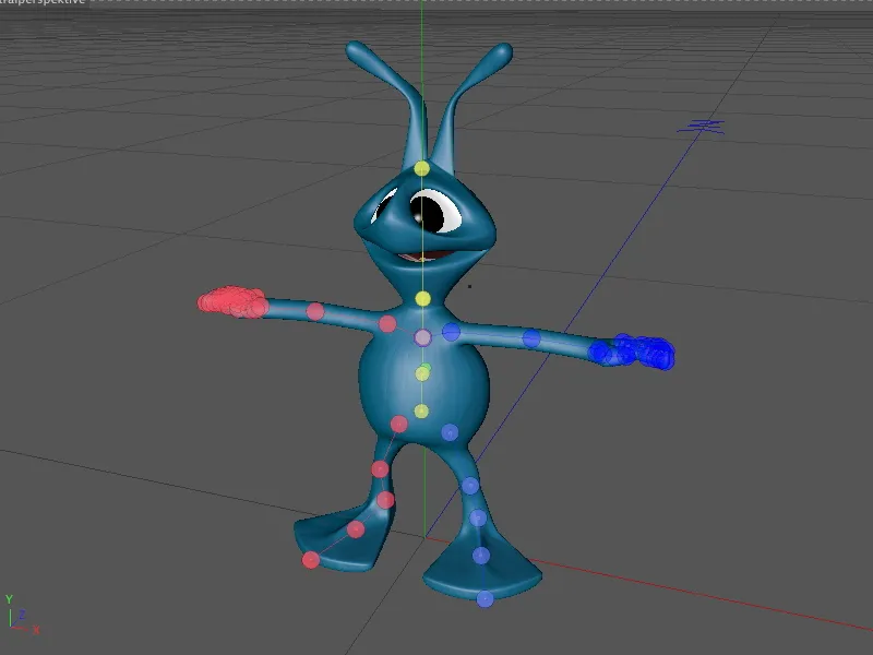 Neu in Release 13 - Rigging eines Aliens mit einer Charaktervorlage