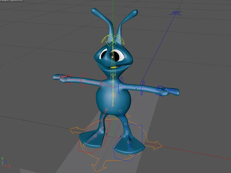 Neu in Release 13 - Rigging eines Aliens mit einer Charaktervorlage