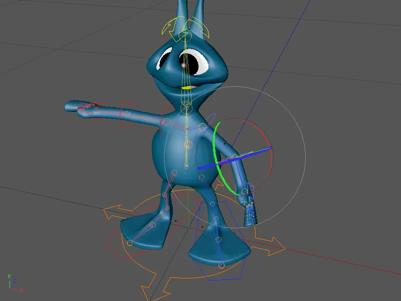 Neu in Release 13 - Rigging eines Aliens mit einer Charaktervorlage