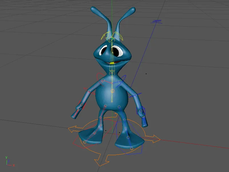 Neu in Release 13 - Rigging eines Aliens mit einer Charaktervorlage