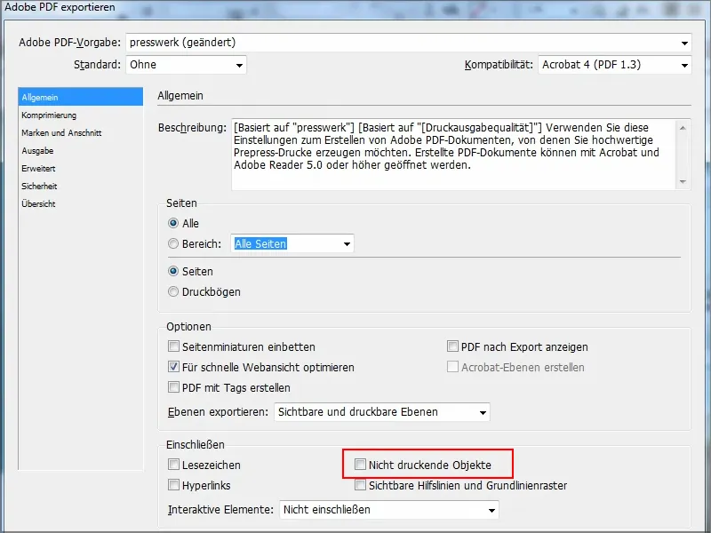 Tipps &amp; Tricks zu Adobe InDesign - wichtige Informationen nicht druckbar unterbringen
