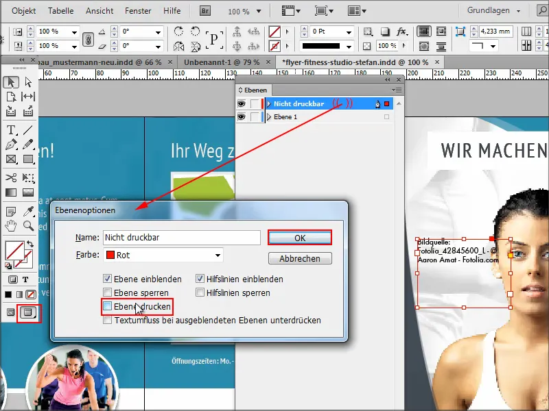 Tipps &amp; Tricks zu Adobe InDesign - wichtige Informationen nicht druckbar unterbringen
