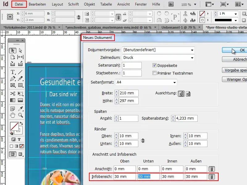 Tipps &amp; Tricks zu Adobe InDesign - wichtige Informationen nicht druckbar unterbringen