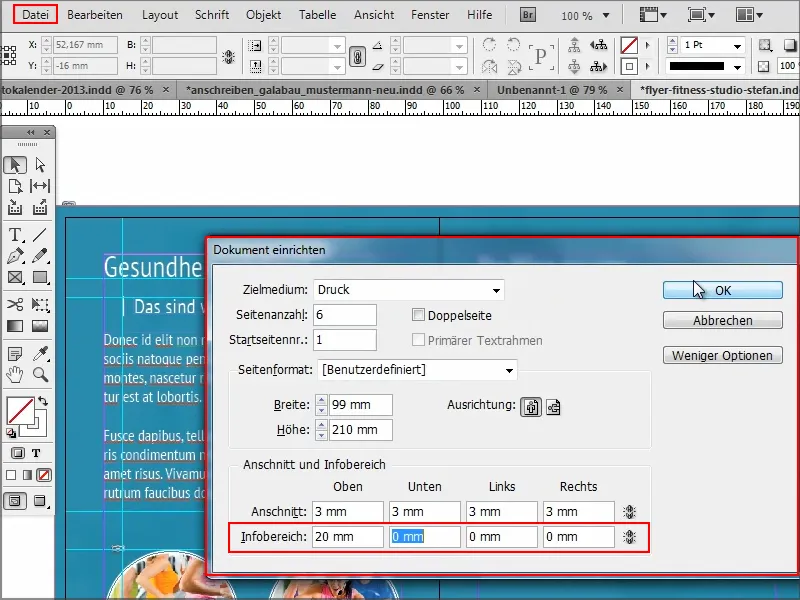 Tipps &amp; Tricks zu Adobe InDesign - wichtige Informationen nicht druckbar unterbringen