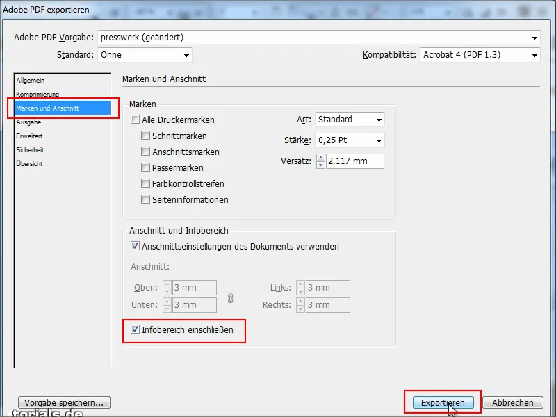 Tipps &amp; Tricks zu Adobe InDesign - wichtige Informationen nicht druckbar unterbringen