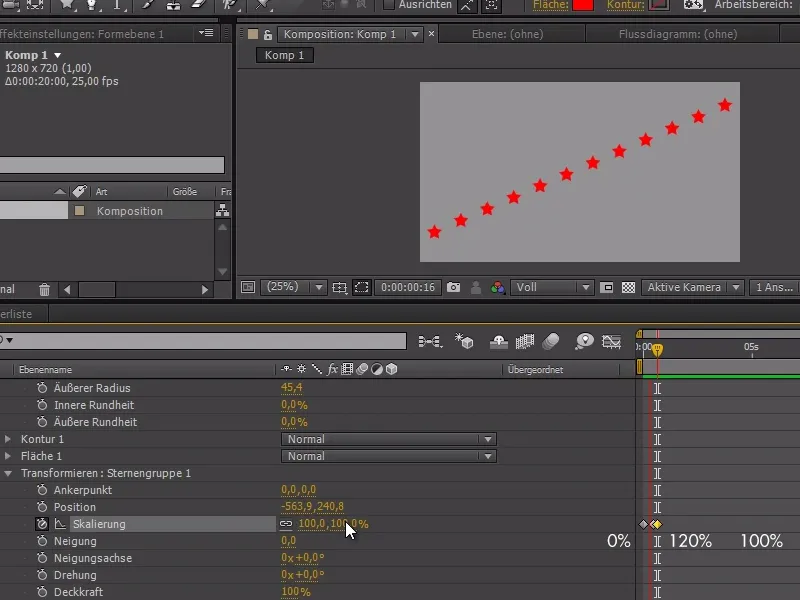 Tipps und Tricks zur Animation in After Effects: Zeitlich versetzen