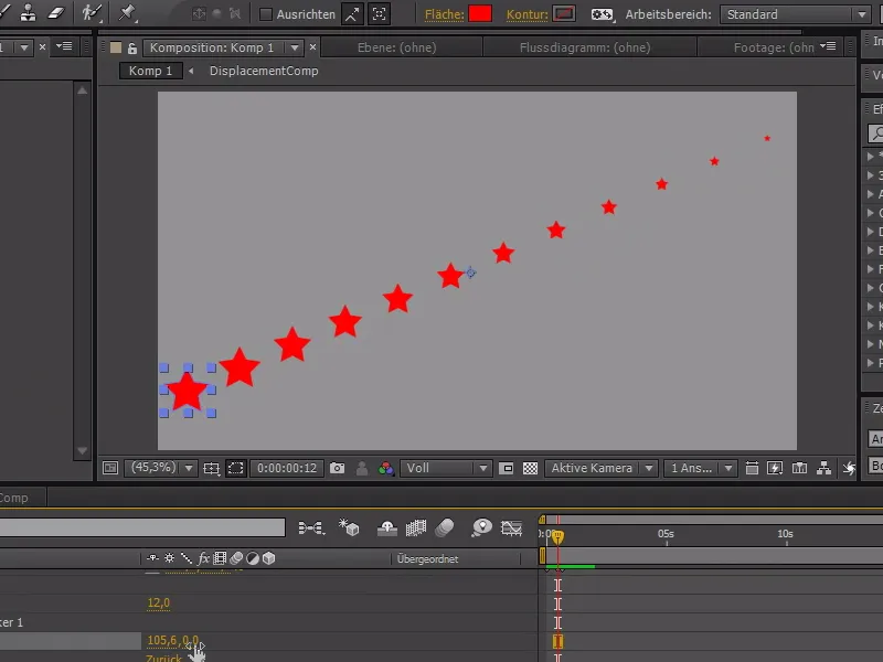 Tipps und Tricks zur Animation in After Effects: Zeitlich versetzen