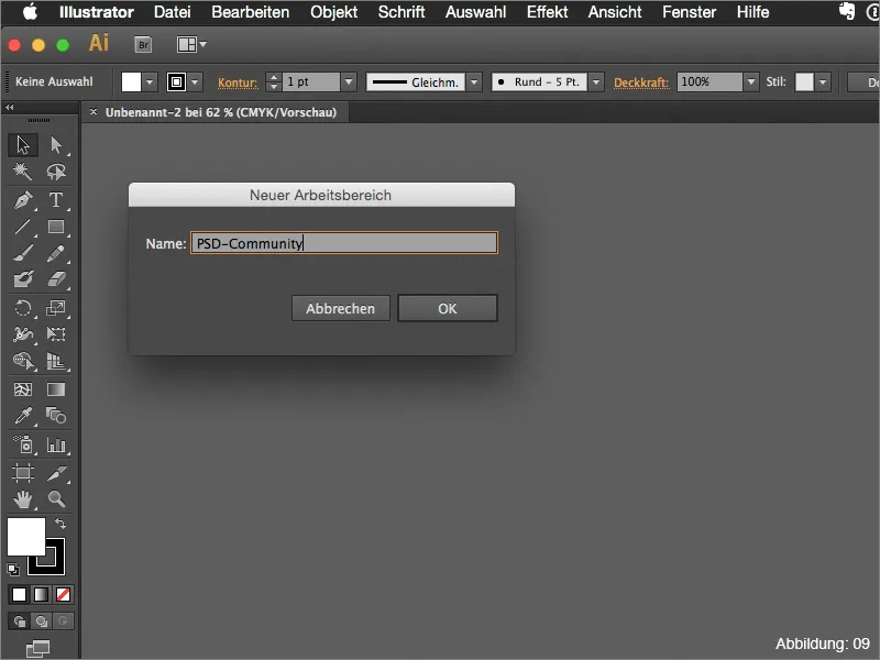 Arbeitsbereiche (Allgemein) - Adobe Illustrator