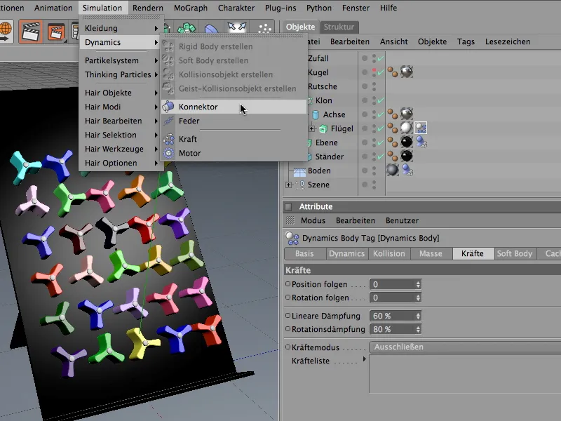 Neu in Release 12 - Rigid Body Dynamics und Konnektoren