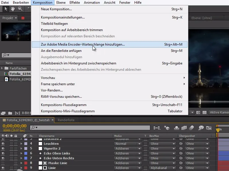 Tipps und Tricks zum Workflow in After Effects: Rendern im Media Encoder Tipps und Tricks zum Workflow in After Effects: Rendern im Media Encoder