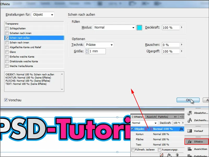 Tipps &amp; Tricks zu Adobe InDesign: Doppelte Kontur auf Texten und trotzdem jederzeit bearbeitbar