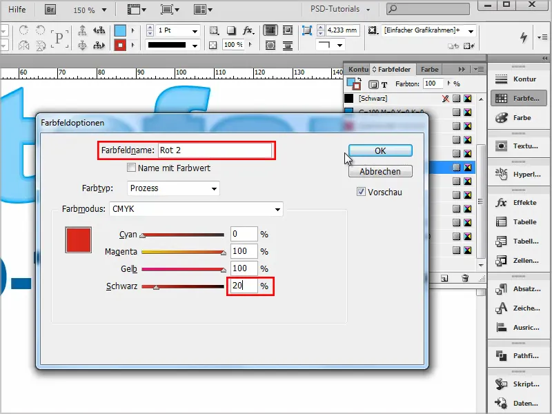 Tipps &amp; Tricks zu Adobe InDesign: Mehrere Konturen bei Texten - Neoneffekt