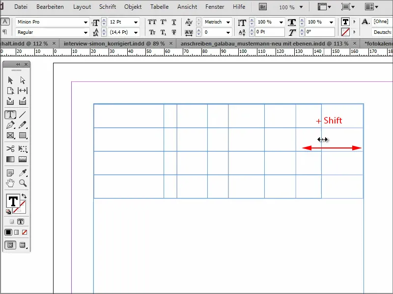 Tipps &amp; Tricks zu Adobe InDesign: Tabellen und deren Zellen schnell bearbeiten