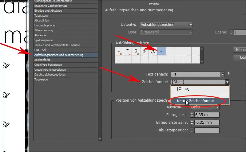Individuelle Aufzählungszeichen erstellen dank IndyFont