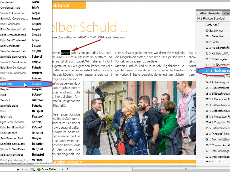 Tipps & Tricks zu Adobe InDesign: Formatabweichungen per Klick anzeigen lassen Tipps & Tricks zu Adobe InDesign: Formatabweichungen per Klick anzeigen lassen