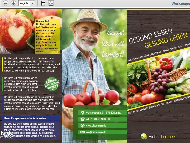 2-Bruch-Flyer gestalten und in Druck geben 2-Bruch-Flyer gestalten und in Druck geben