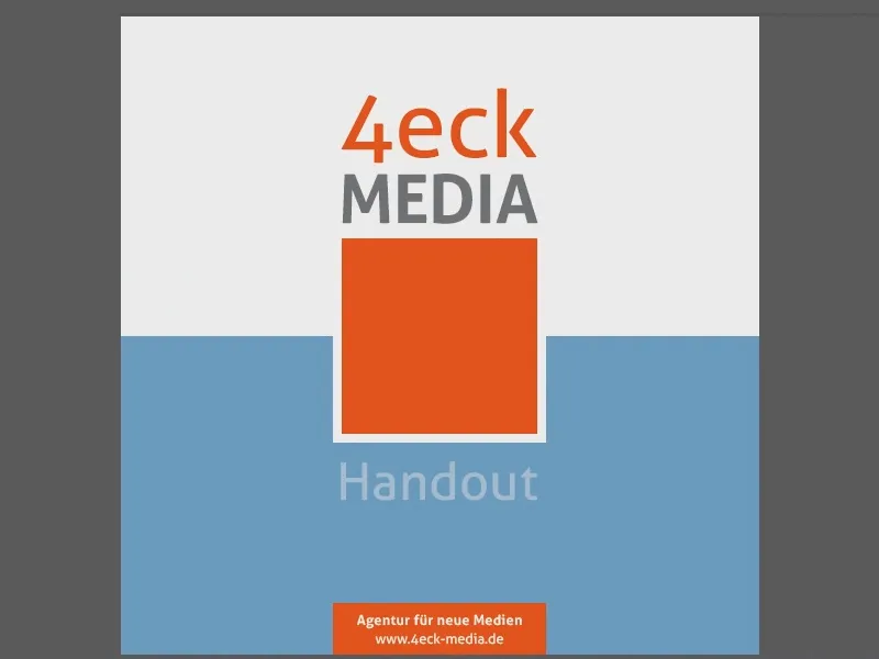 Broschüre als Handout gestalten in InDesign
