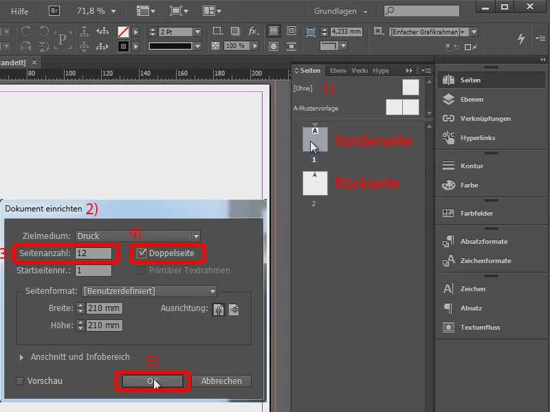 Broschüre als Handout gestalten in InDesign