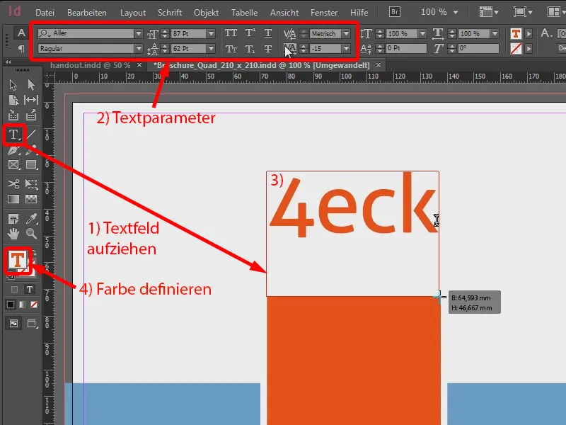 Broschüre als Handout gestalten in InDesign