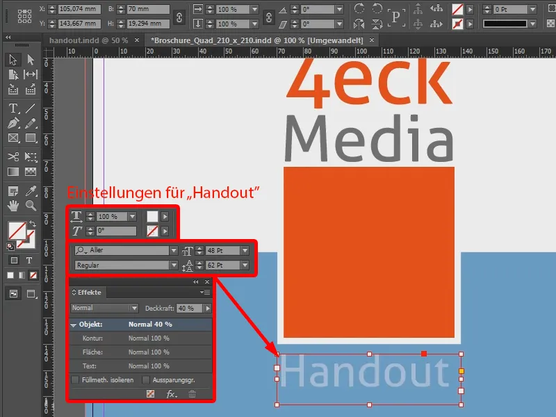 Broschüre als Handout gestalten in InDesign