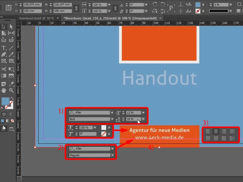Broschüre als Handout gestalten in InDesign
