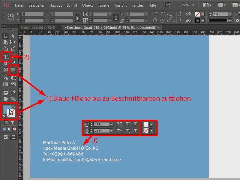 Broschüre als Handout gestalten in InDesign