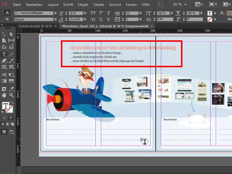Broschüre als Handout gestalten in InDesign