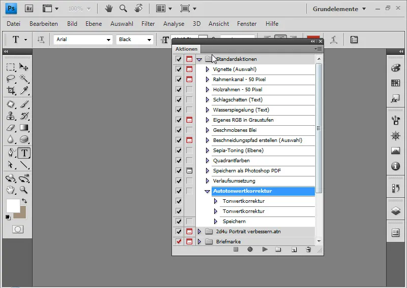 Aktionen in Photoshop verwenden Aktionen in Photoshop verwenden