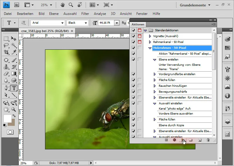 Aktionen in Photoshop verwenden