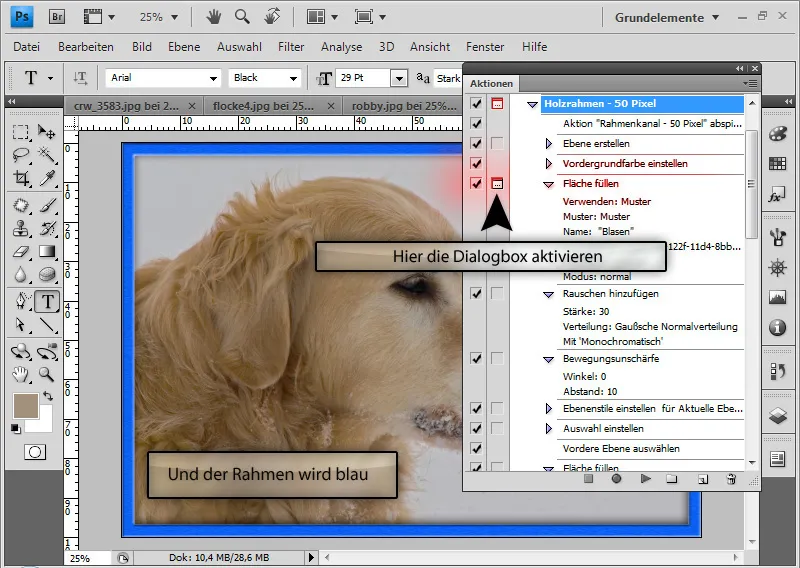 Aktionen in Photoshop verwenden