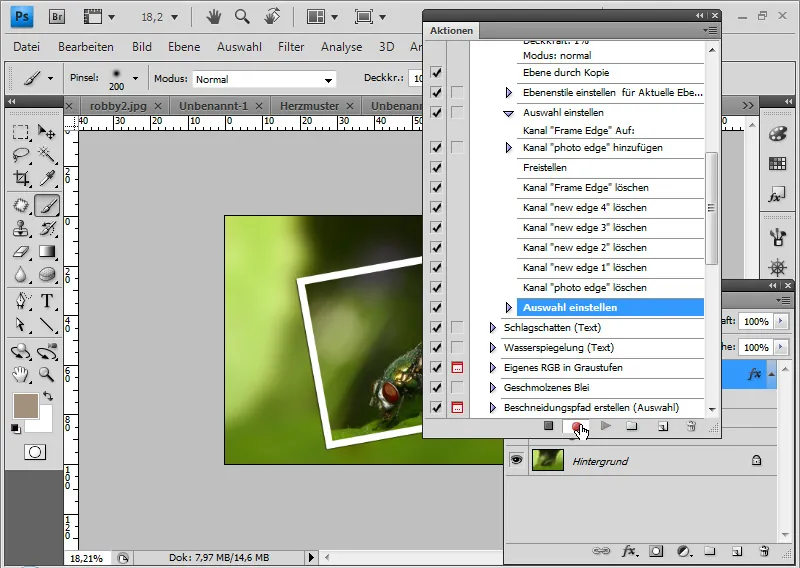 Aktionen in Photoshop verwenden