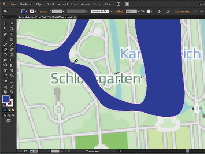 Kartografie (Anfahrtskarten zeichnen) mit Illustrator - Teil 4 Kartografie (Anfahrtskarten zeichnen) mit Illustrator - Teil 4