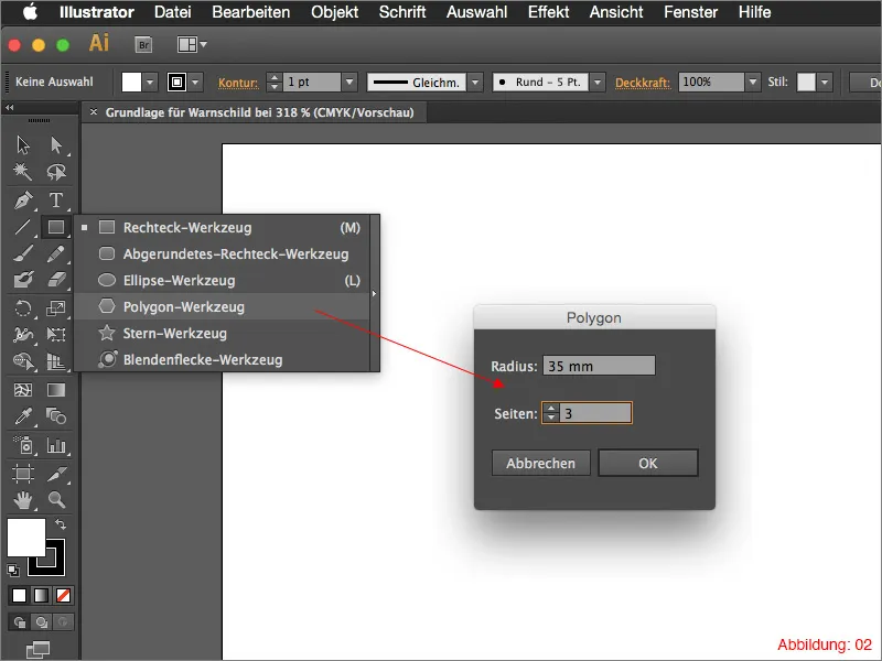 Adobe Illustrator – Warnschilder konstruieren Adobe Illustrator – Warnschilder konstruieren