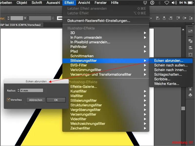 Adobe Illustrator – Warnschilder konstruieren Adobe Illustrator – Warnschilder konstruieren
