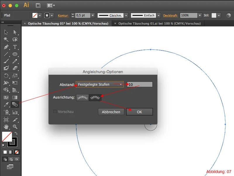 Adobe Illustrator – Optische Täuschungen erstellen Adobe Illustrator – Optische Täuschungen erstellen