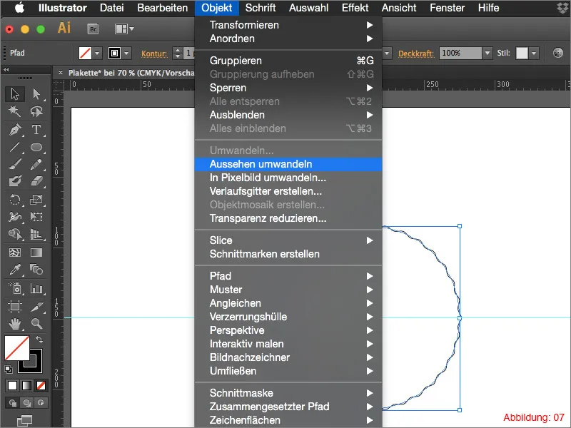Adobe Illustrator – Plakette erstellen Adobe Illustrator – Plakette erstellen