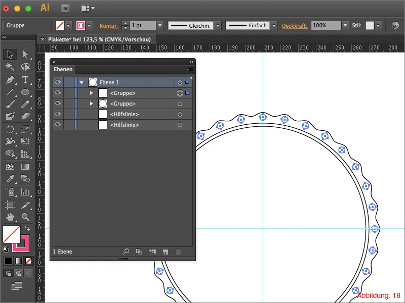 Adobe Illustrator – Plakette erstellen Adobe Illustrator – Plakette erstellen