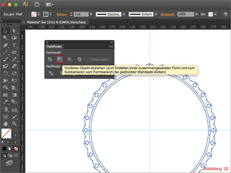 Adobe Illustrator – Plakette erstellen Adobe Illustrator – Plakette erstellen