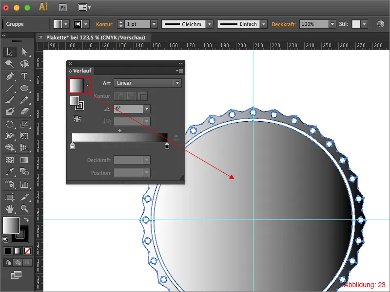 Adobe Illustrator – Plakette erstellen Adobe Illustrator – Plakette erstellen