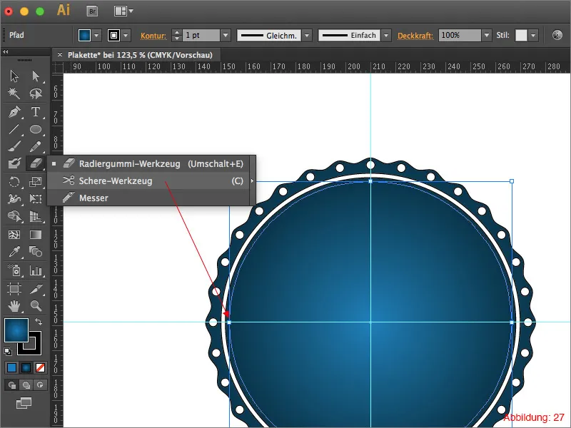 Adobe Illustrator – Plakette erstellen Adobe Illustrator – Plakette erstellen