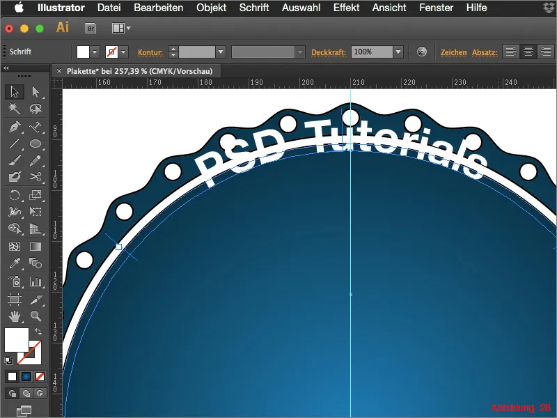 Adobe Illustrator – Plakette erstellen Adobe Illustrator – Plakette erstellen
